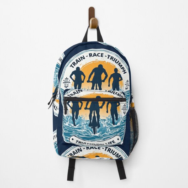Item preview, Train – Race – Triumph | Triathlon Life Sticker designed and sold by Triathlongram.