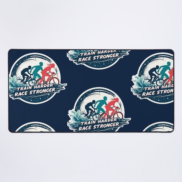 Item preview, Train Harder, Race Stronger – Triathlon Motivation Sticker designed and sold by Triathlongram.
