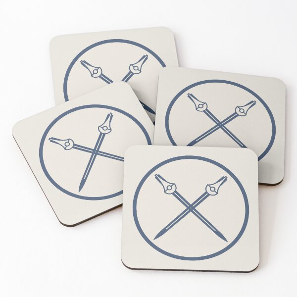 Item preview, Crossed Quills Emblem – TCG Guildmark Variant designed and sold by Hearth and Rook.