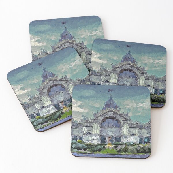 Item preview, Impressionist Painting of the Melbourne Exhibition Building - Melbourne, Victoria, Australia designed and sold by Steven Jodoin.