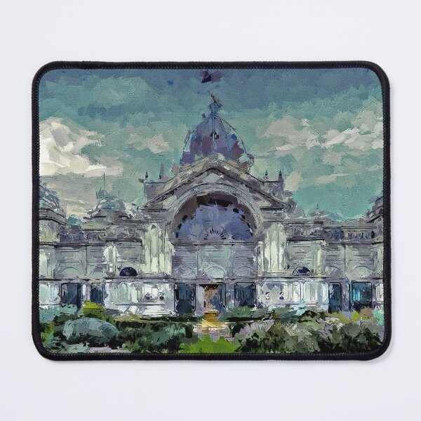Item preview, Impressionist Painting of the Melbourne Exhibition Building - Melbourne, Victoria, Australia designed and sold by Steven Jodoin.