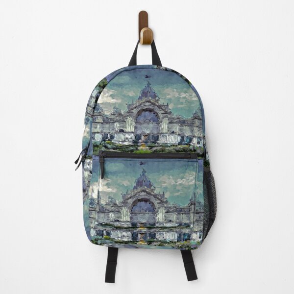 Item preview, Impressionist Painting of the Melbourne Exhibition Building - Melbourne, Victoria, Australia designed and sold by Steven Jodoin.