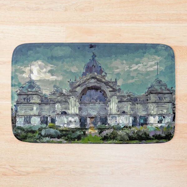 Item preview, Impressionist Painting of the Melbourne Exhibition Building - Melbourne, Victoria, Australia designed and sold by Steven Jodoin.