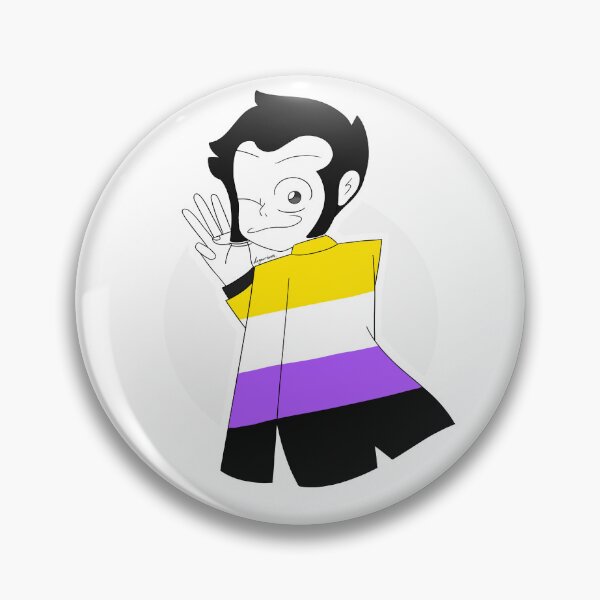 Item preview, be nonbinary do crime designed and sold by dagmartoons.