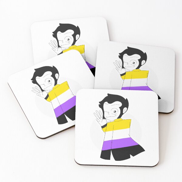 Item preview, be nonbinary do crime designed and sold by dagmartoons.