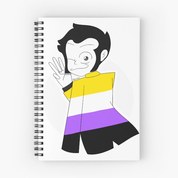 Item preview, be nonbinary do crime designed and sold by dagmartoons.