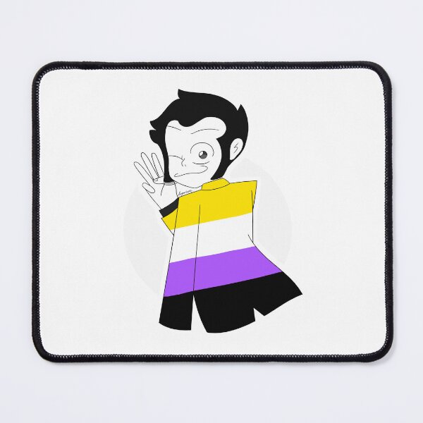 Item preview, be nonbinary do crime designed and sold by dagmartoons.