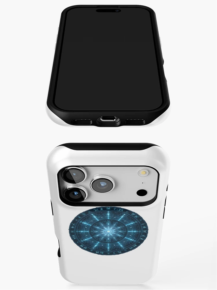 Thumbnail 3 of 4, iPhone Case, Neon Rune designed and sold by IssaraStudio.