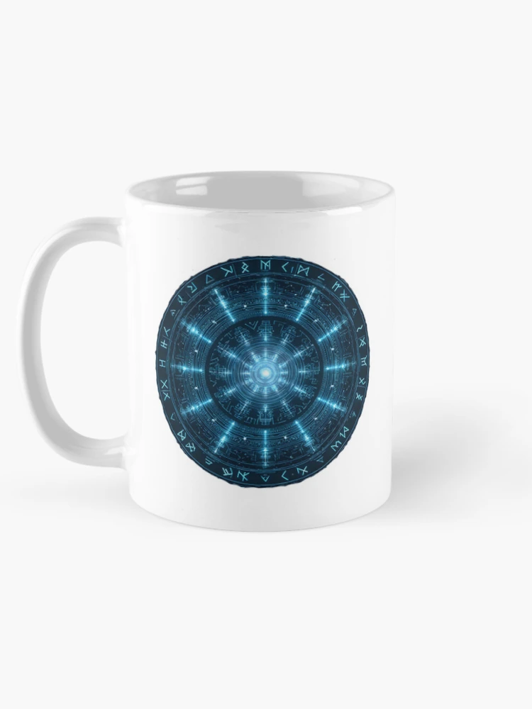 Thumbnail 5 of 6, Coffee Mug, Neon Rune designed and sold by IssaraStudio.