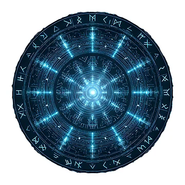 Artwork thumbnail, Neon Rune by IssaraStudio