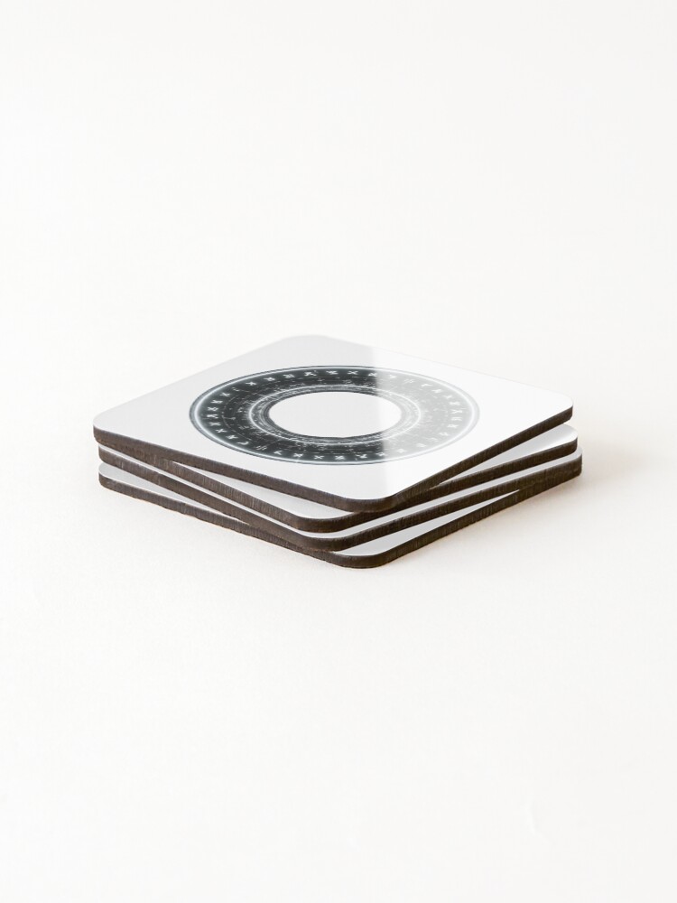 Thumbnail 4 of 5, Coasters (Set of 4), Quantum Runes designed and sold by IssaraStudio.