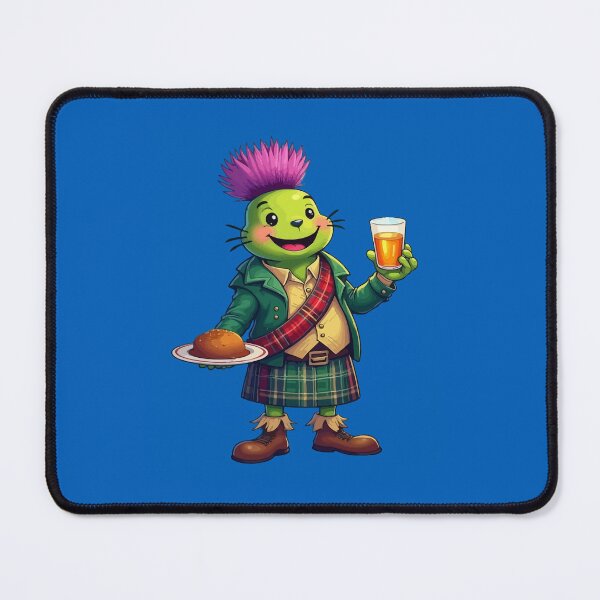 Item preview, Whimsical Scottish Thistle With Whisky and Haggis designed and sold by taiche.