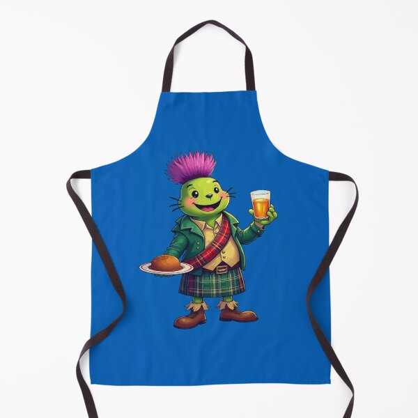 Item preview, Whimsical Scottish Thistle With Whisky and Haggis designed and sold by taiche.
