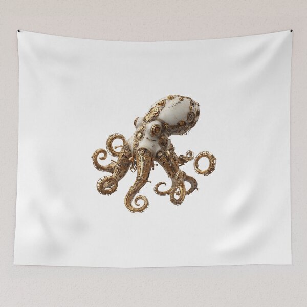Item preview, Steampunk Kraken Tee designed and sold by IssaraStudio.