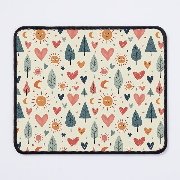 Item preview, Cream Background Whimsical Icons: Sun, Moon, Trees & Stars designed and sold by Whimsical Studio.