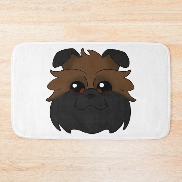 Item preview, Brown Affenpinscher Black Ears Snout Tear Stains designed and sold by OliRoseArt.