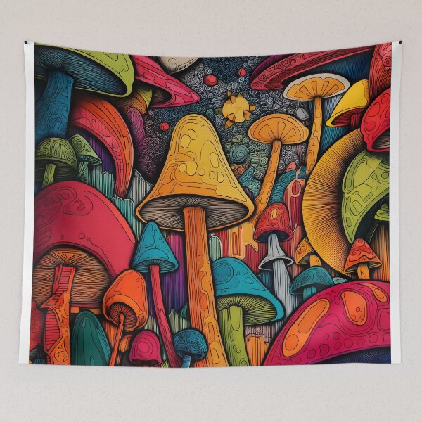 Item preview, Mushroom Forest designed and sold by scooterbaby.
