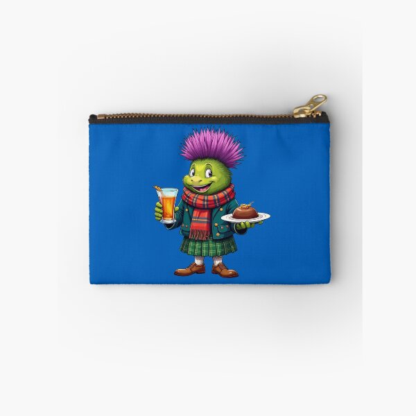 Item preview, Scottish Thistle Character With Whisky Dram and Haggis designed and sold by taiche.