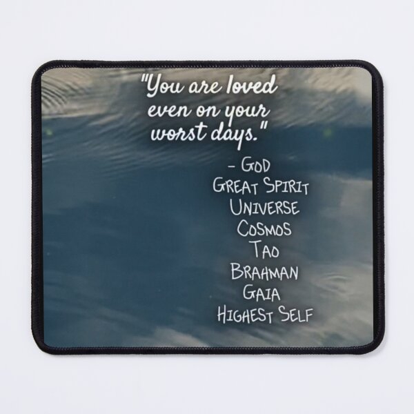 Item preview, You Are Loved – Still Water Ripples Spiritual Affirmation designed and sold by aadventures.