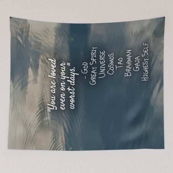 Item preview, You Are Loved – Still Water Ripples Spiritual Affirmation designed and sold by aadventures.