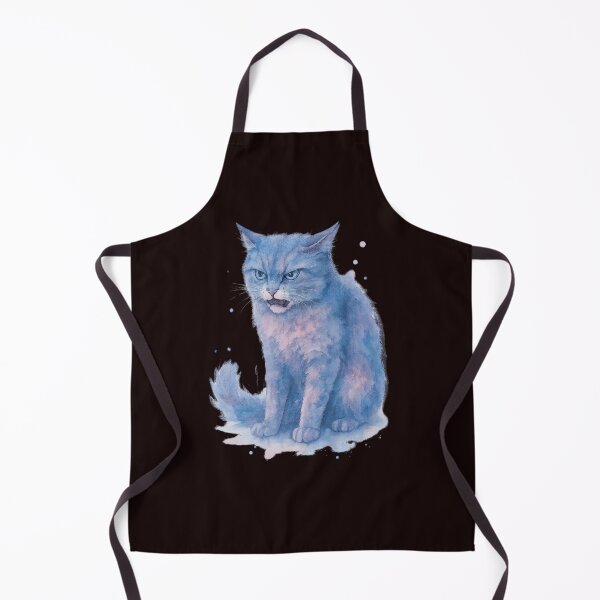 Item preview, “Furious Feline – Watercolor Cat with Attitude” designed and sold by Tadeusz1.