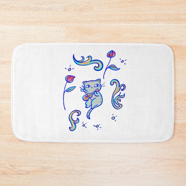 Item preview, Medieval Cat Playing String Instrument  designed and sold by kayla-kn.