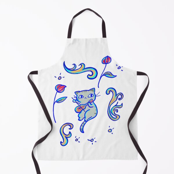 Item preview, Medieval Cat Playing String Instrument  designed and sold by kayla-kn.