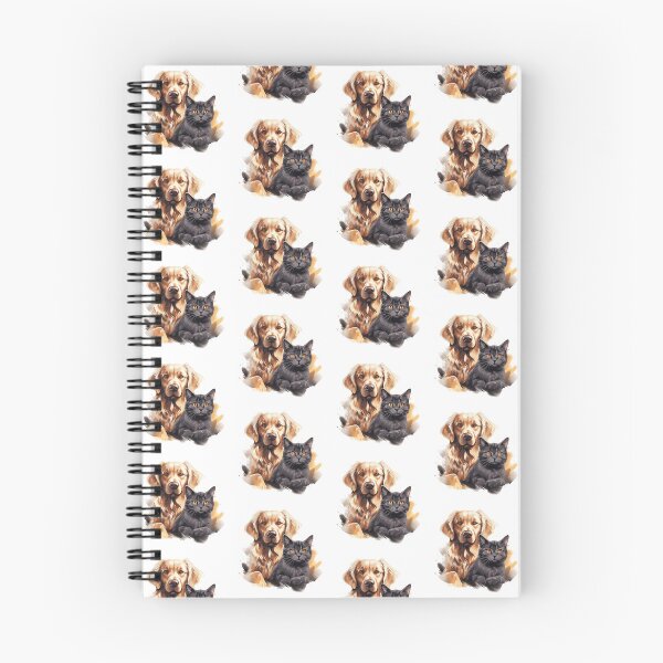 Item preview, Pet Duo Cat Dog Art designed and sold by New-School-Wave.