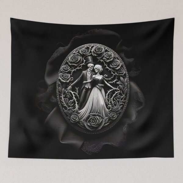 Item preview, Dancing Skeletons designed and sold by JacquiTaylorArt.