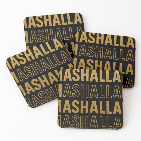 Item preview, Mashallah typography solid/outline,  designed and sold by HamdPrint ⭐⭐⭐⭐⭐.