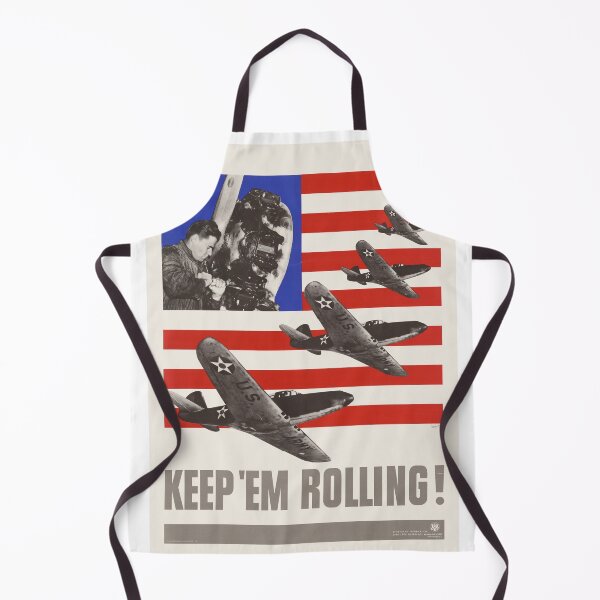 Item preview, Keep 'Em Rolling P-39 Airacobra WWII Army Air Forces Reproduction Graphics designed and sold by RealPilotDesign.