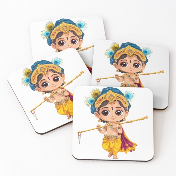 Item preview, Cute Krishna with Flute | Janmashtami designed and sold by Asapusri.