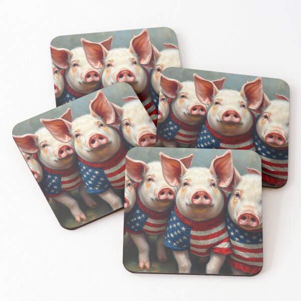 Item preview, Patriotic Pigs designed and sold by Faithland.
