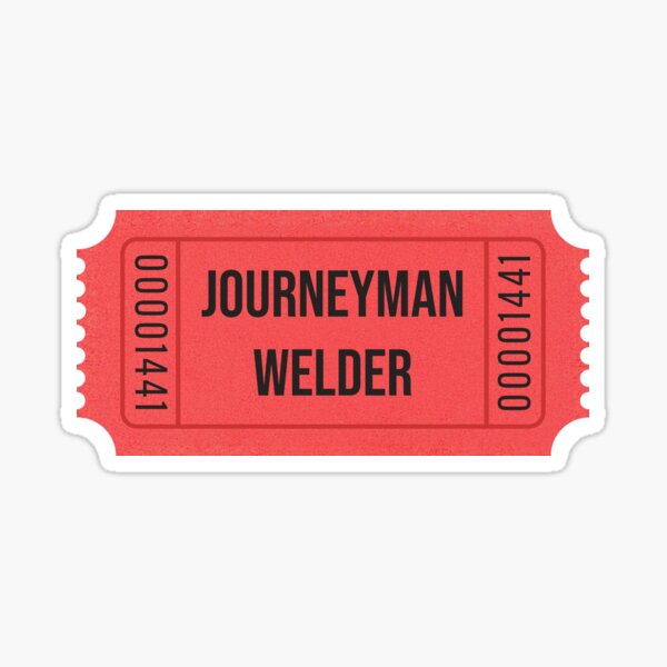 Item preview, Journeyman Welder Ticket designed and sold by Scaffoldhood Clothing Inc..