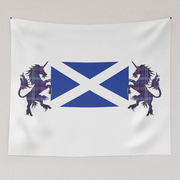 Item preview, Unicornios de tartán de Santire designed and sold by Murph's Images.