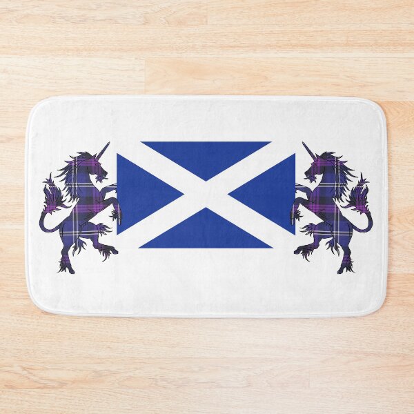 Item preview, Saltire Tartan Unicorns designed and sold by Murph's Images.