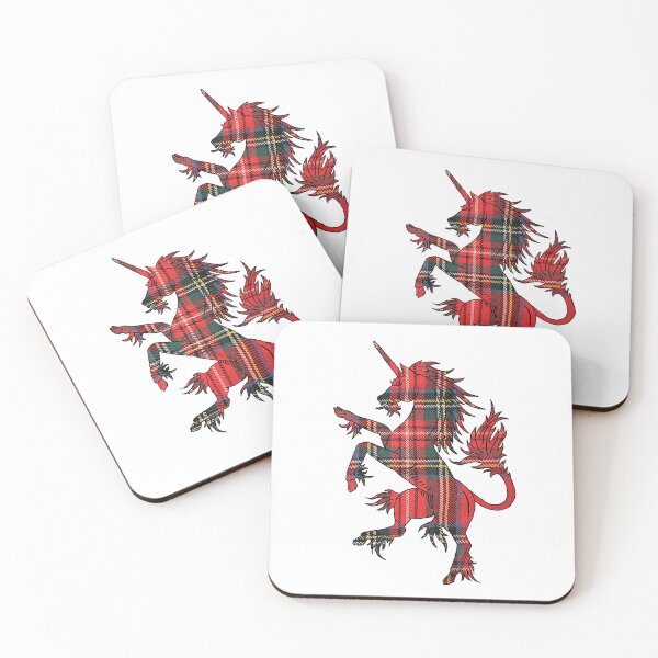 Item preview, Royal Stewart Tartan Unicorn designed and sold by Murph's Images.