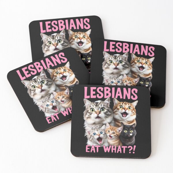 Item preview, Lesbians Eat What Funny Pride LGBTQ designed and sold by HeadTurningArt.