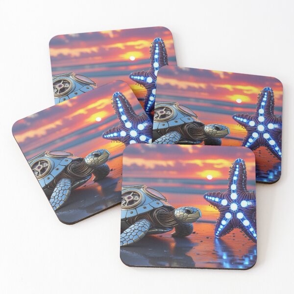 Item preview, turtle and star designed and sold by ColorSapiens.