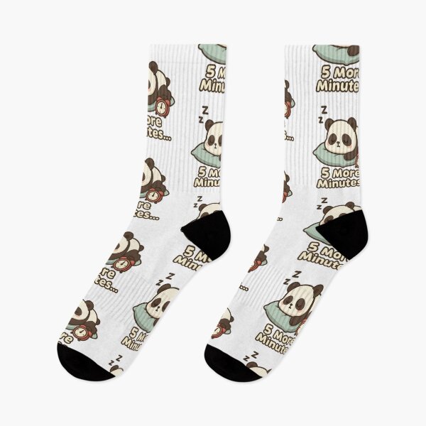 Item preview, Funny Sleepy Panda "5 More Minutes" designed and sold by HAFIZ-DP.