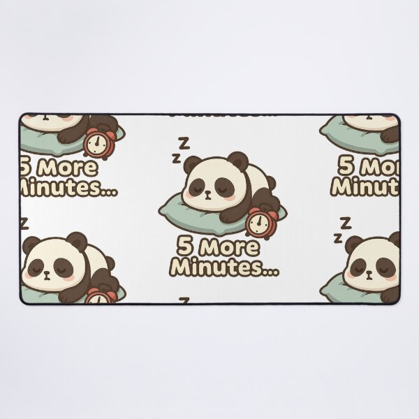 Item preview, Funny Sleepy Panda "5 More Minutes" designed and sold by HAFIZ-DP.