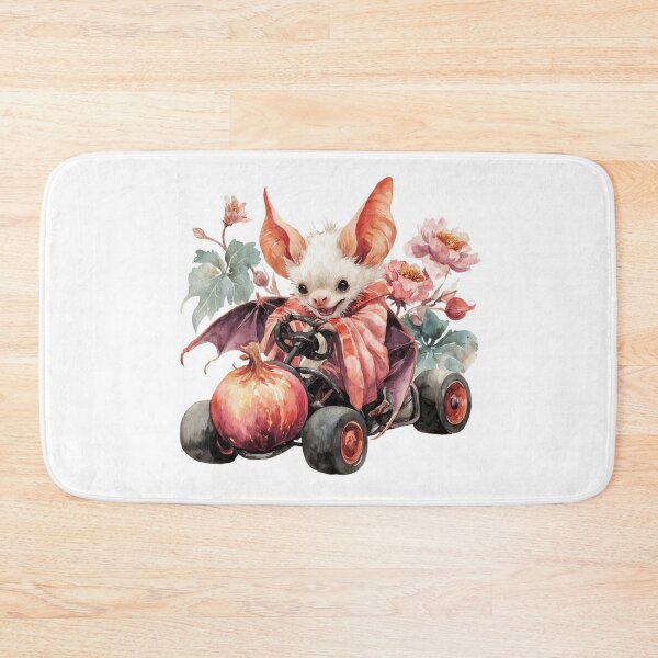 Item preview, Halloween anime Cute Racing Bat with Onion Car designed and sold by Anastasiia Yurevych.
