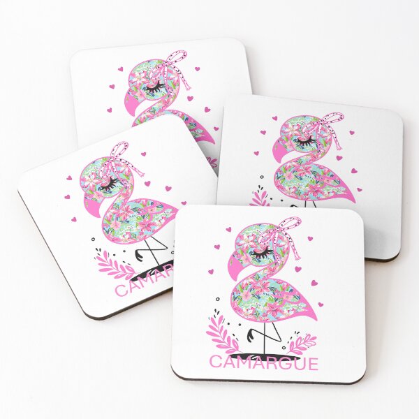 Item preview, Pink Flamingo in Flower – Camargue Pastel designed and sold by Astralia.