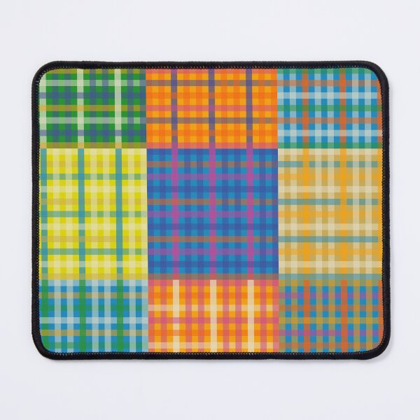 Item preview, Bold and Colorful Vintage Style Gingham Patchwork Plaid Pattern designed and sold by kierkegaard.