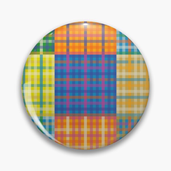 Item preview, Bold and Colorful Vintage Style Gingham Patchwork Plaid Pattern designed and sold by kierkegaard.
