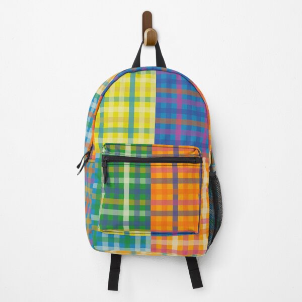 Item preview, Bold and Colorful Vintage Style Gingham Patchwork Plaid Pattern designed and sold by kierkegaard.