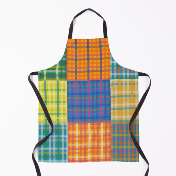 Item preview, Bold and Colorful Vintage Style Gingham Patchwork Plaid Pattern designed and sold by kierkegaard.