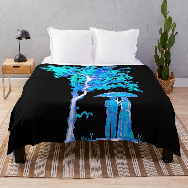 See you under the Watercolor Tree Throw Blanket