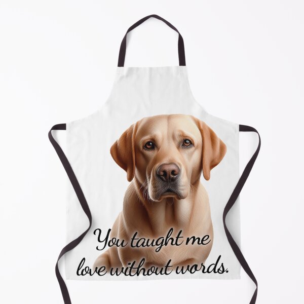 Item preview, Love Without Words – Labrador Retriever Emotional Quote Art designed and sold by PawAndSoul.