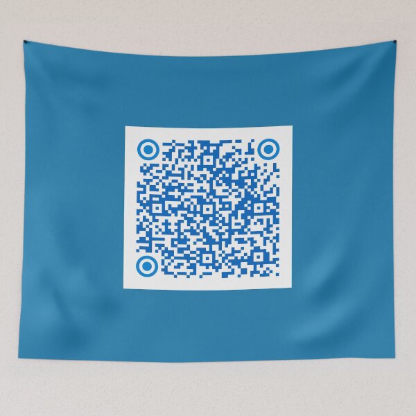 Item preview, QR CODE, SECRET, COOLSTUFF, PIXEL, BLUE designed and sold by AASparksDesigns.